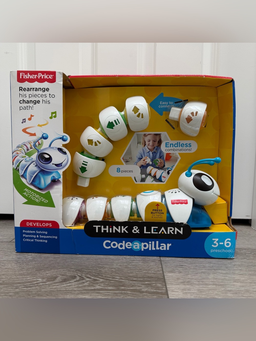 FISHER PRICE THINK & LEARN CODE A PILLAR STEM INTERACTIVE TOY PRESCHOOL 3-6 NIB